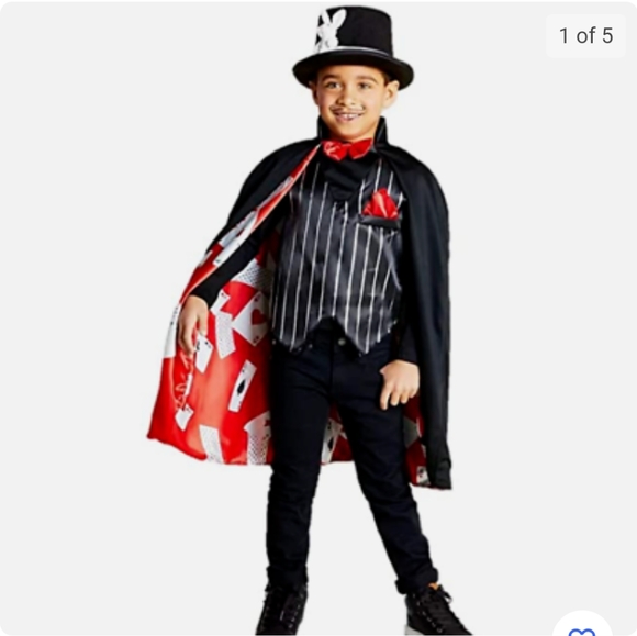 Hyde And Eek Magician Cape & Rabbit Top Hat Halloween Child Costume MEDIUM - Picture 1 of 10